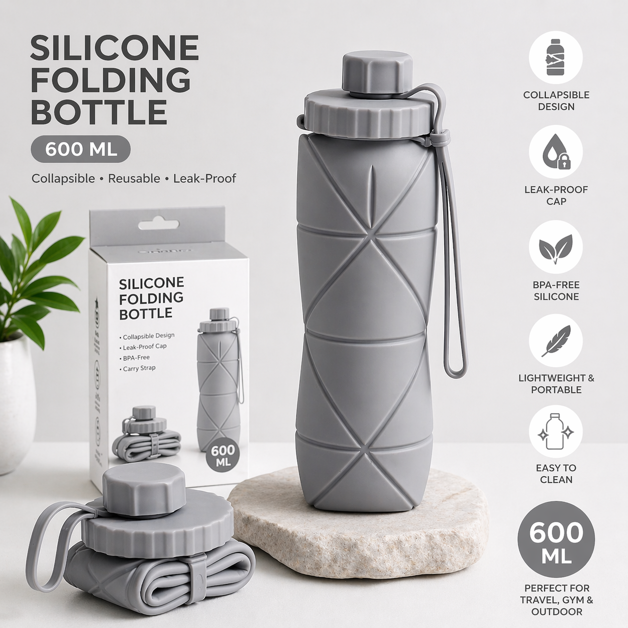 Silicone Folding Bottle